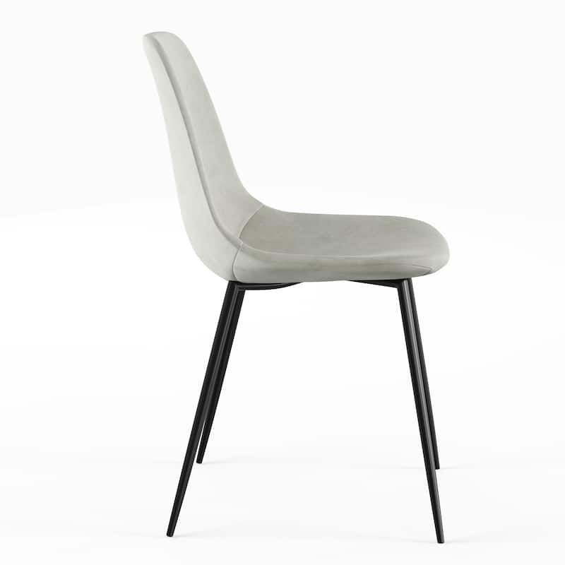 Maxine Velvet Side Chairs (Set of 2)