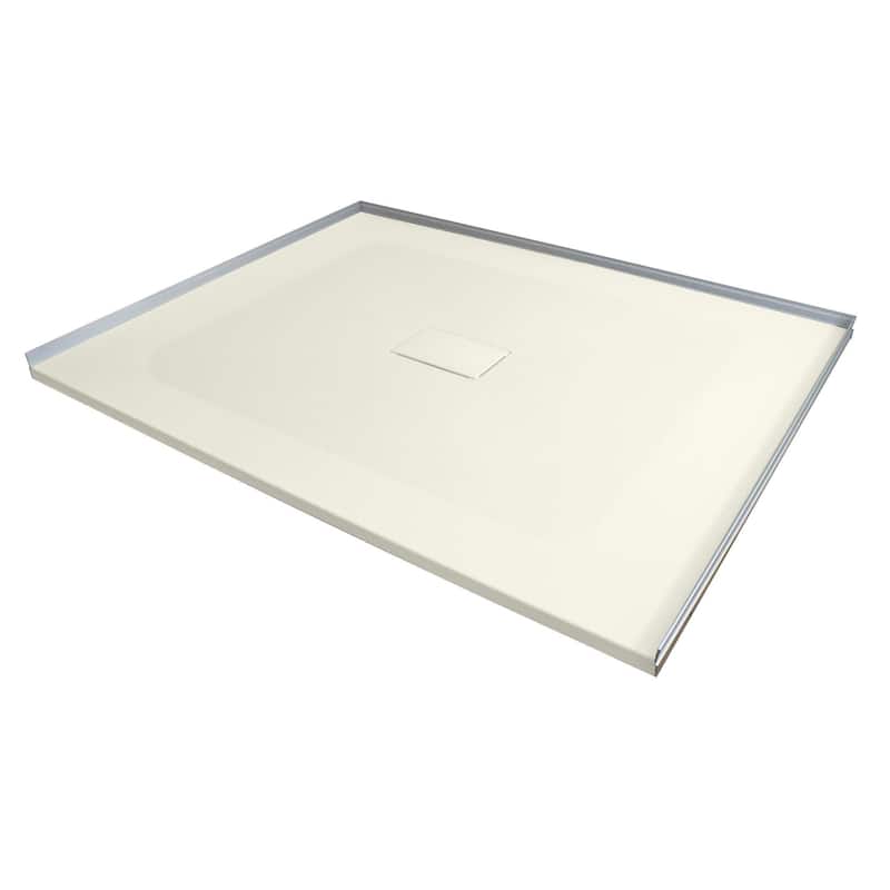 Transolid FZS5140C 51-3/16" x 39-3/8" Rectangular Shower Base with - Cameo