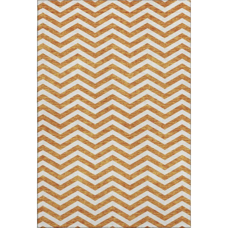 Premium Washable Super Soft Modern Chevron Mayfield Rug