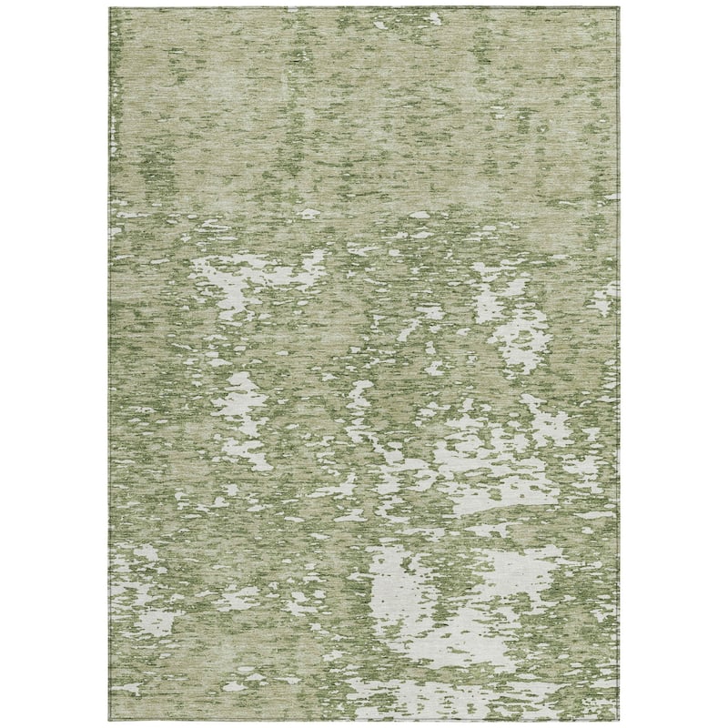 HomeRoots Abstract Transitional Rectangle Outdoor Rug