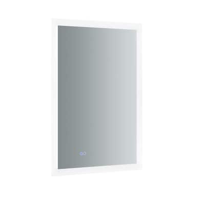 Fresca Luminosa 36" x 24" Framed Bathroom Mirror with Halo LED