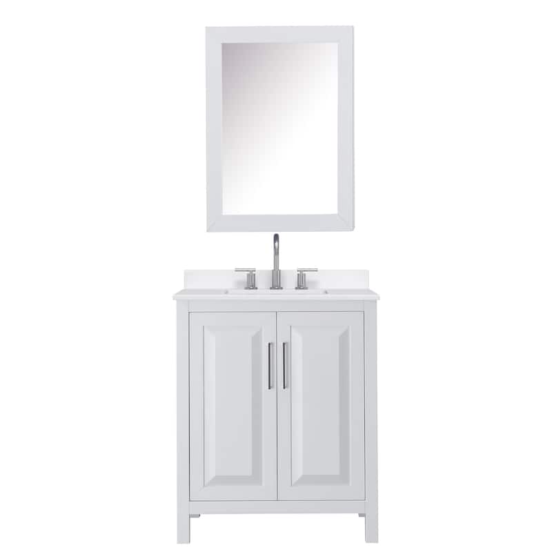 Wyndham Collection WCV252530S-QTZ-US3MED Daria 30" Free Standing