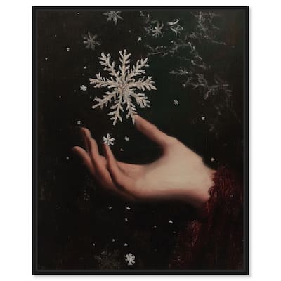 Holding Winter Canvas by Art Remedy