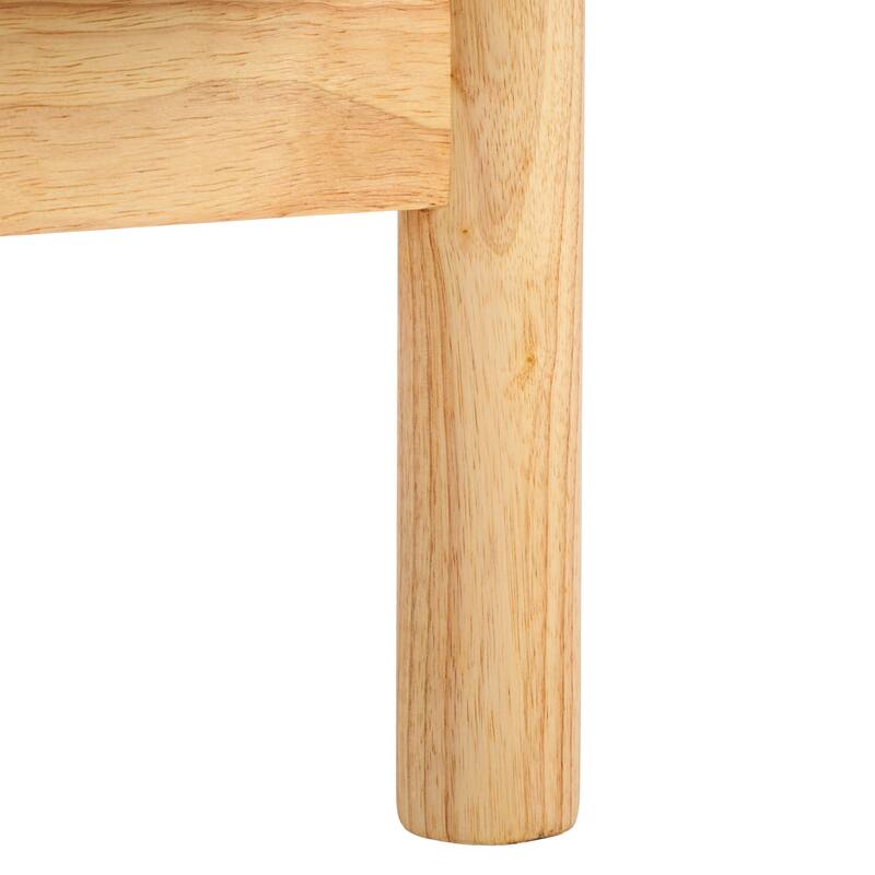 SAFAVIEH Sylvaine Solid Wood Accent Chair (Fully Assembled) - W33" x D30" x H33" - 33Wx30Dx33H