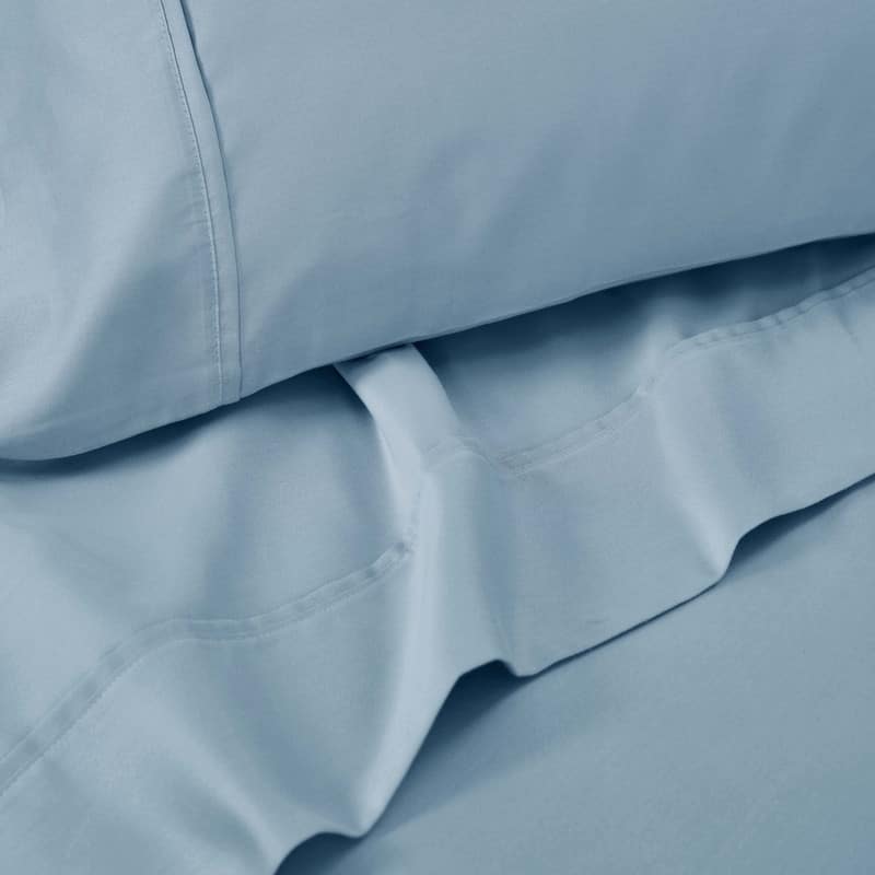 Superior Cotton Blend Solid 1500 Thread Count Deep Pocket Bed Sheet Set