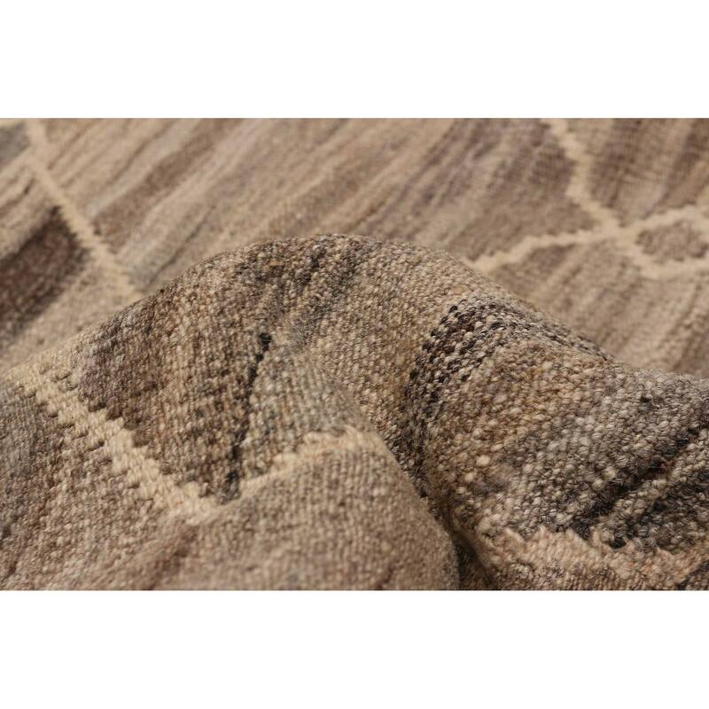 Sivas Taupe Kilim 5'2" x 6'6" - 5'2 x 6'6