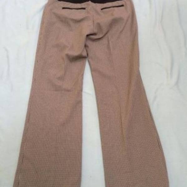 Shop Express Pants Womens Size 2r Brown Plaid Business Casual