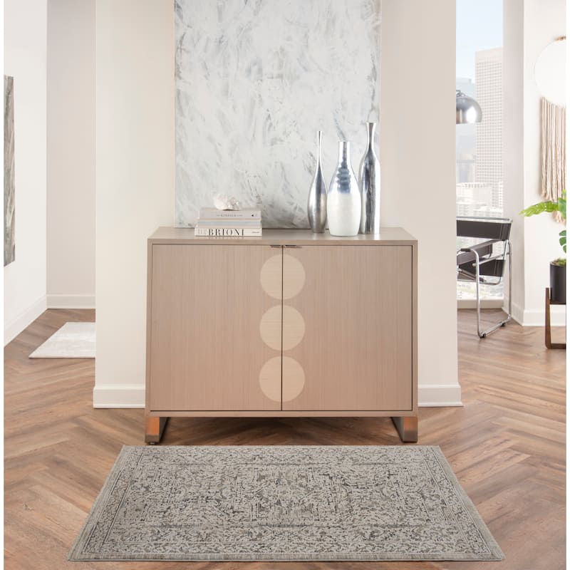 Nourison Nyle Vintage Persian Medallion Boho Area Rug