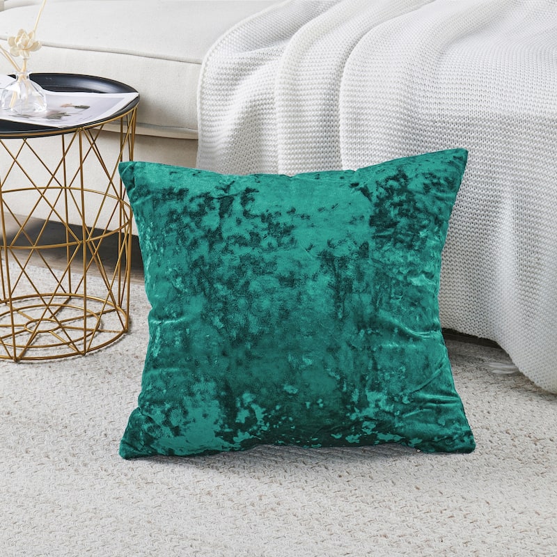 Rancho Crushed Velvet Throw Pillow Cover Set, NO INSERT