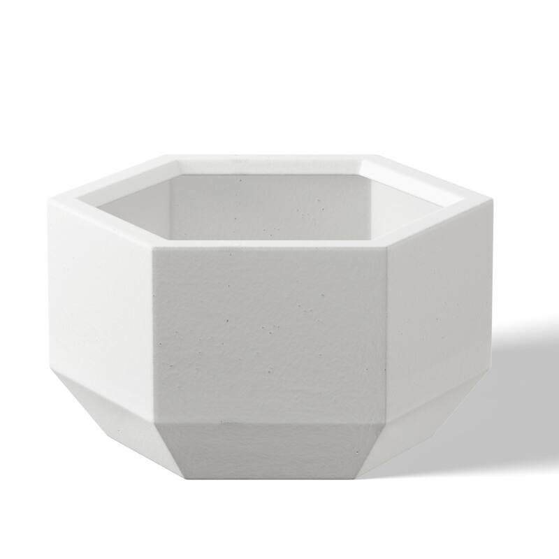 Concrete Geometric Plant Pots / Large Indoor and Outdoor flower Planters