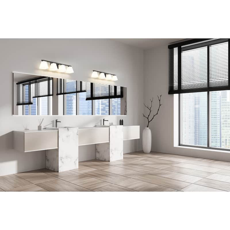 Z-Lite Annalise 4 Light Vanity - Matte Black