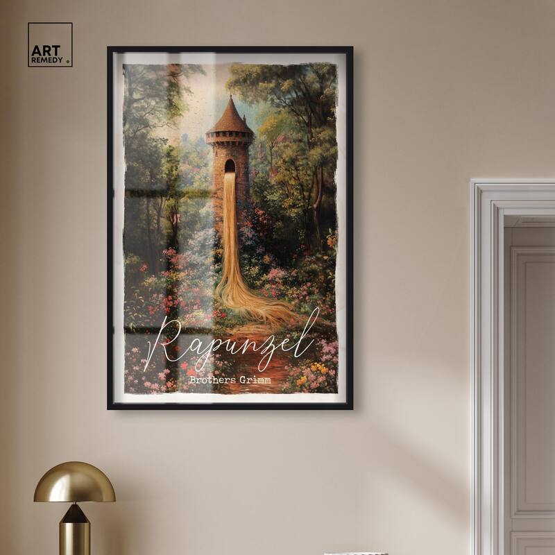 Rapunzel Classic Shadowbox by Art Remedy