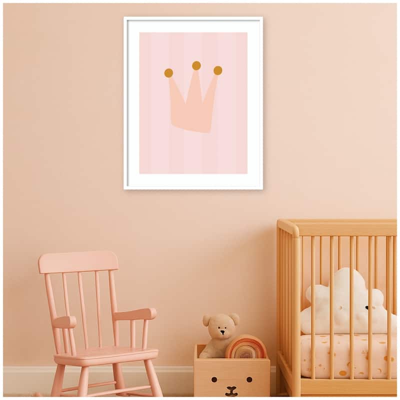 Kate and Laurel Crown by Laura Moss Framed Wall Art Print