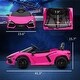preview thumbnail 28 of 29, Lamborghini Licensed 12V Kids Ride-On Car with Hydraulic Doors, LED Lights, Music, and Parental Remote Control