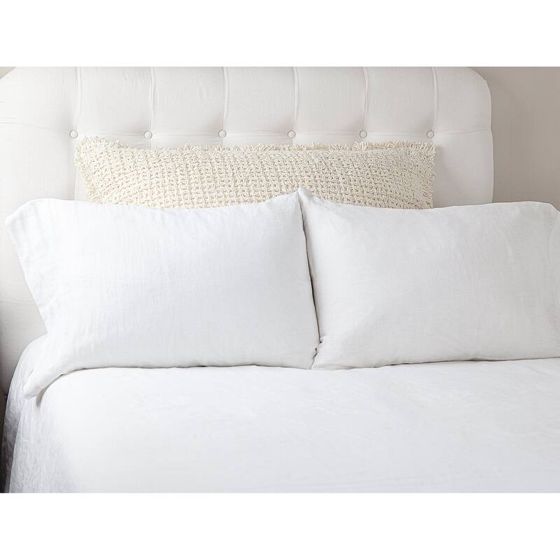 Trawick Linen Sham, Ivory, Euro