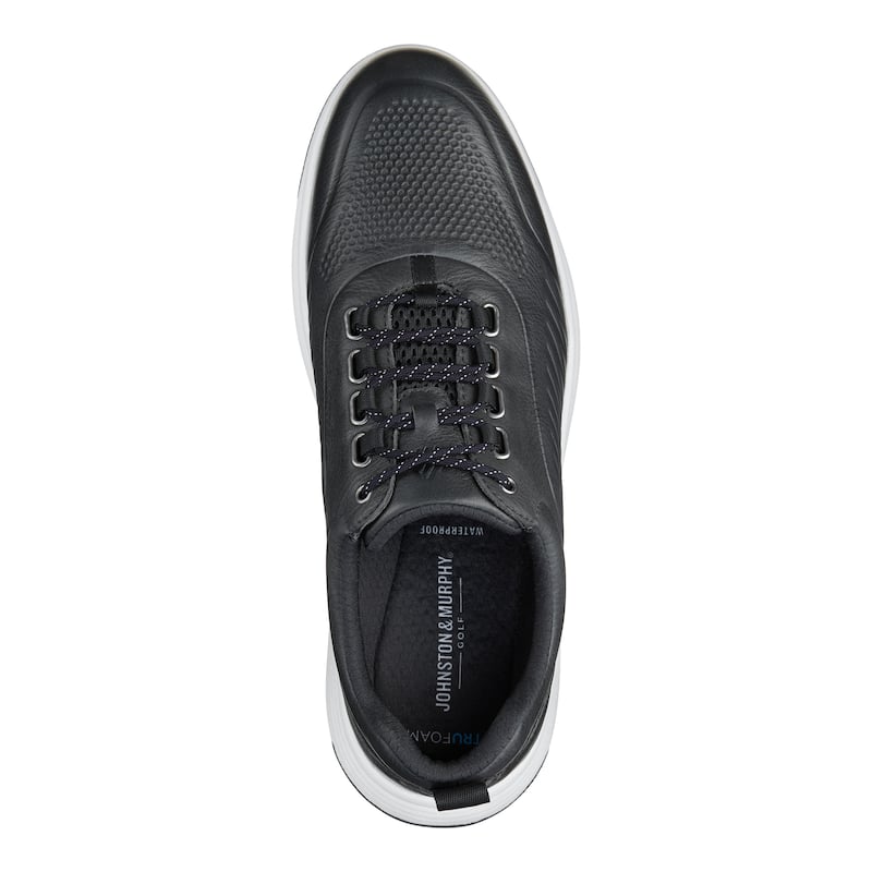 Johnston & Murphy Men's Amherst GL1 Luxe Hybrid - Black Waterproof Full Grain - 11.5
