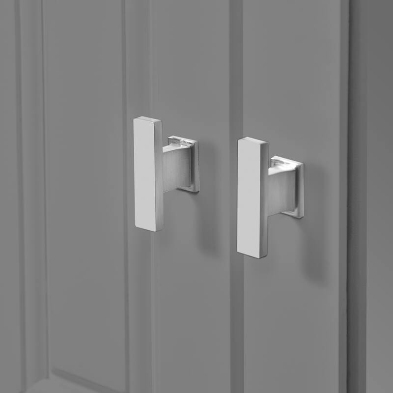 Roomfitters Wall Mounted Medicine Cabinet with Mirror, 4-Tier Storage Organizer Over Toilet Cabinet, Gray