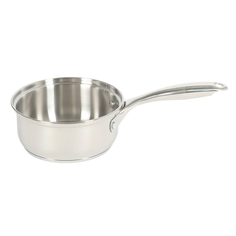 Oster Platinum Sedwick Stackable Stainless Steel Cookware Set W/ Domed Stainless Steel Lids W/ TriPly Encapsulated Base