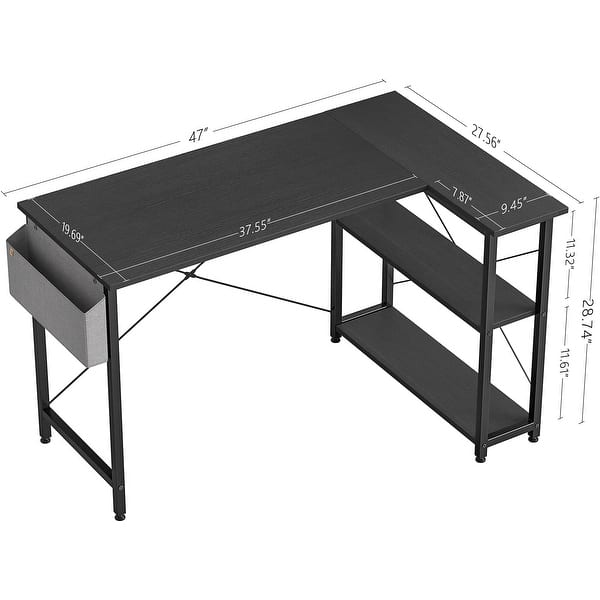 dimension image slide 2 of 5, FEZIBO/Home Office Furniture/Wood/Desks
