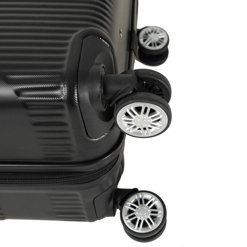 Luggage Sets 3 Piece, Modern ABS Carry On Hardshell Lightweight Durable Suitcase with TSA Lock and Spinner 8 Wheels & Bag