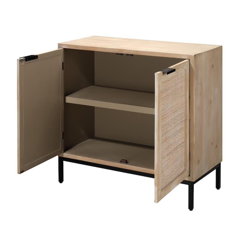 Alden Décor Ian 2 Door Accent Cabinet