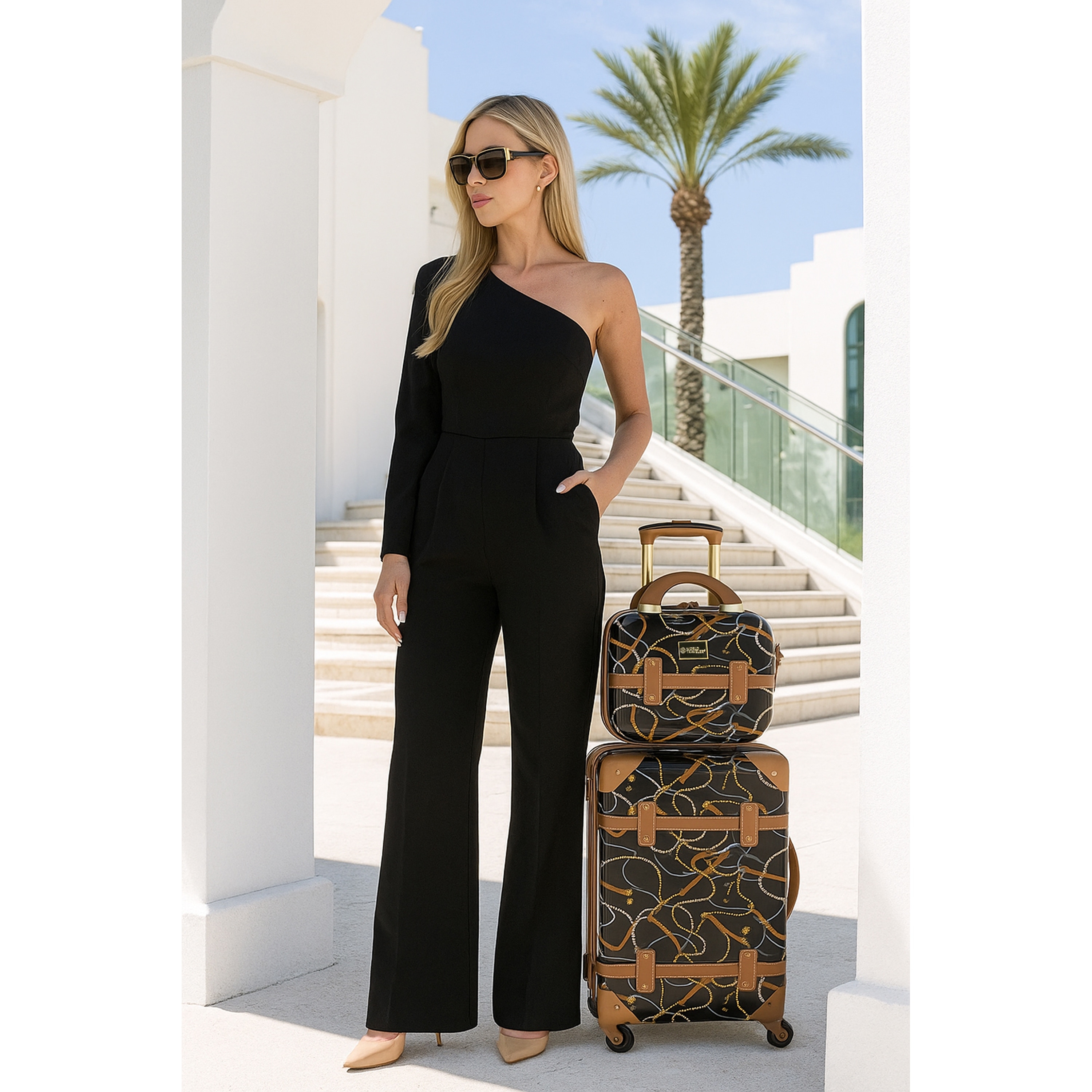 Gatsby Vintage Hardside Carry-On Luggage - NEW Airline Approved Luggage