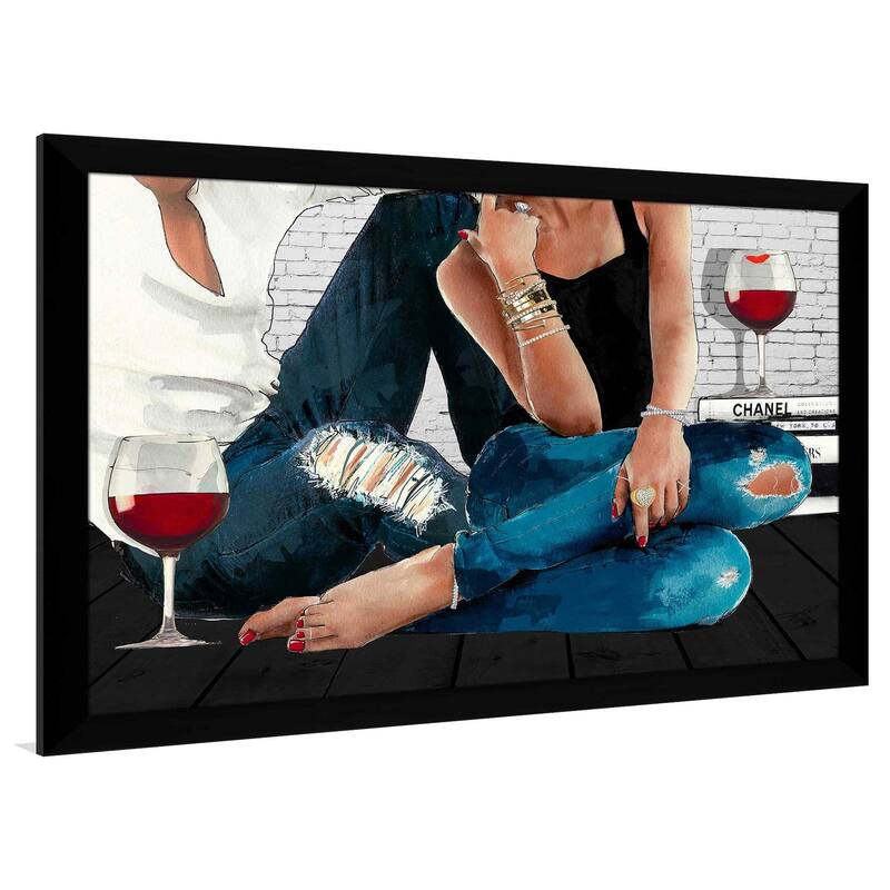 "Casual Couple 1" by Jodi Print on Acrylic