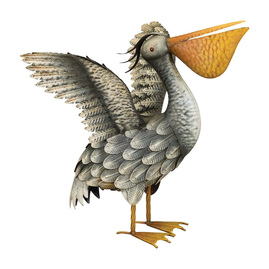 Pelican Decor - Wings Up - 24.75"x18.75"X21.25"