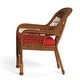 preview thumbnail 30 of 45, Portside Southwest Amber Outdoor Wicker Dining Set (7-Piece)