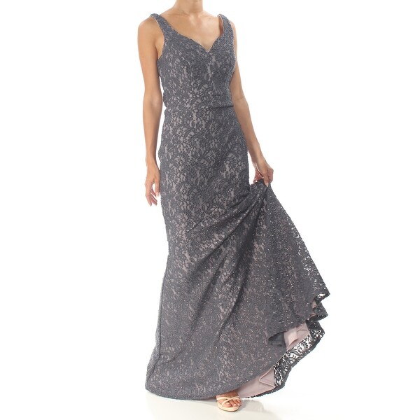 womens grey formal dress