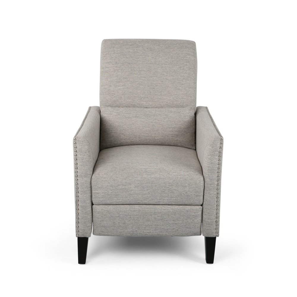 Alscot Contemporary Fabric Push Back Recliner by Christopher Knight Home