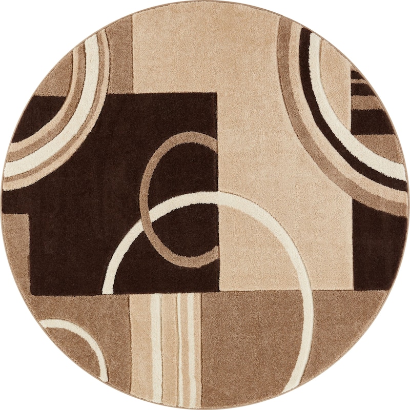 Well Woven Ruby Galaxy Waves Modern Geometric Area Rug
