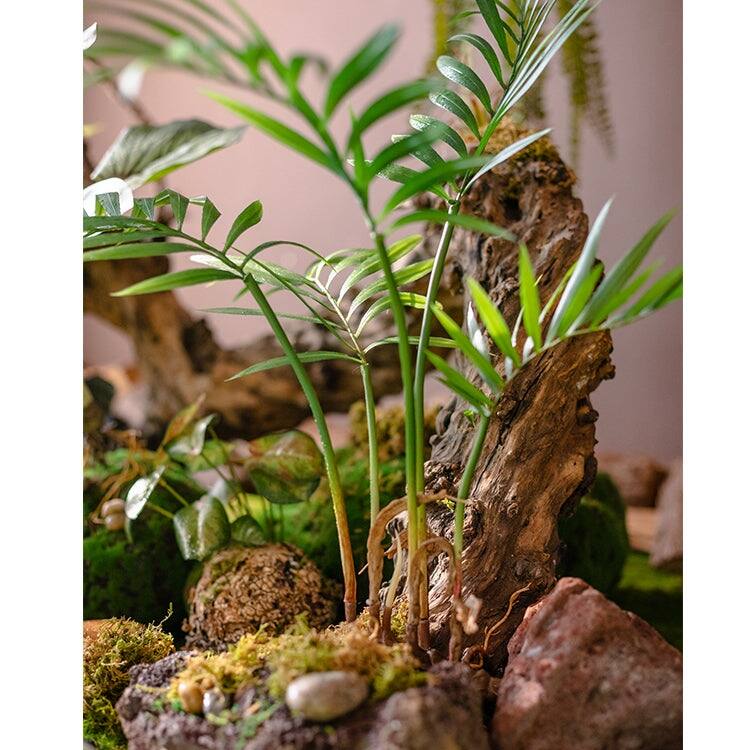 RusticReach Faux Rooted Bunch Murdannia Leaf 23" Tall
