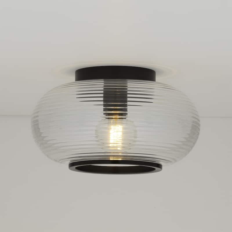 Mitzi by Hudson Valley Maggie 1-Light Flush Mount with Clear Glass