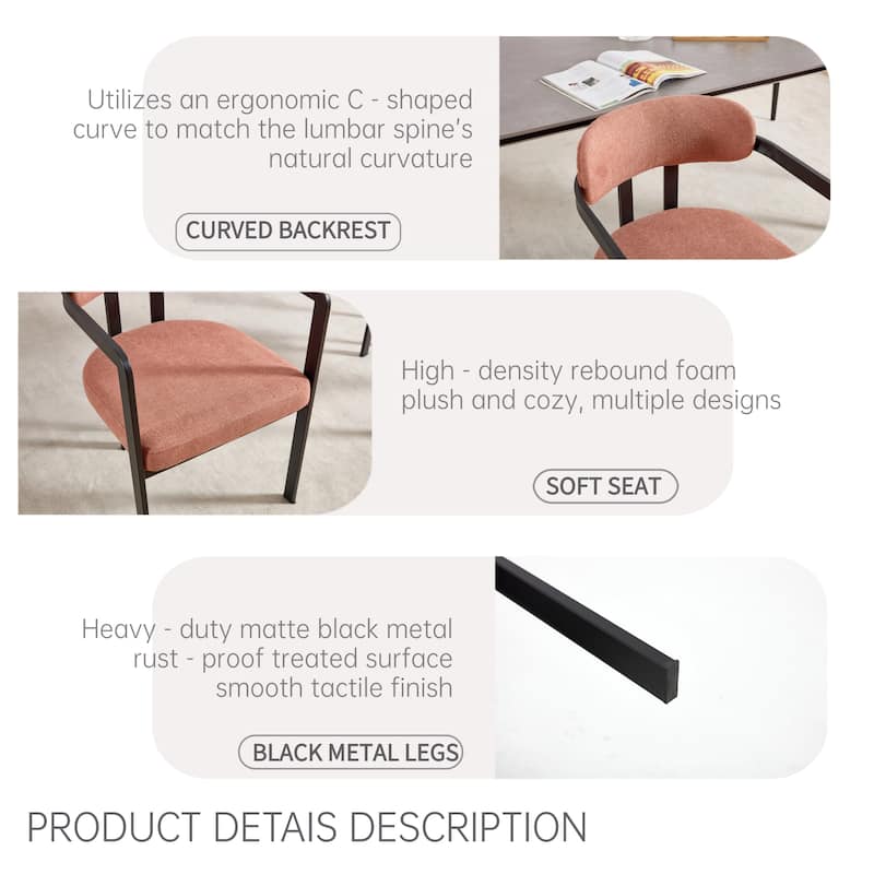 Modern Dining Room Chairs Set of 2