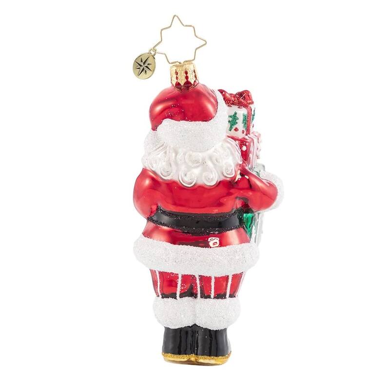 christopher radko time to celebrate! glass christmas ornament 1020771