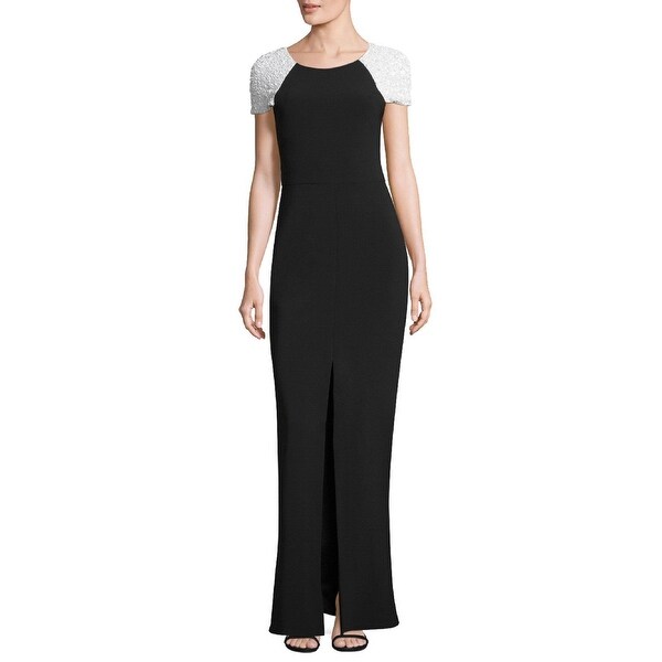 black column gown