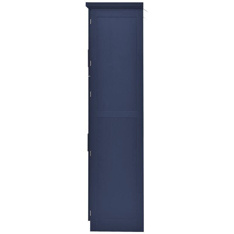 70.9"Tall Freestanding Kitchen Pantry Cabinet with Doors, Pull-out Trays and Adjustable Shelves for Organization