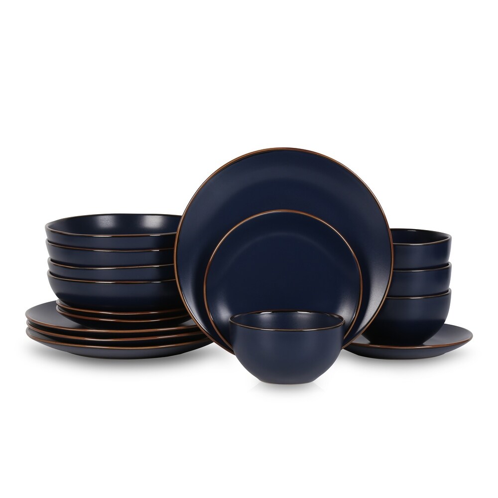 Navy blue dish on sale set