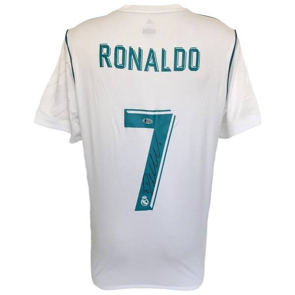 Shop Cristiano Ronaldo Signed 2017 18 Adidas Real Madrid Soccer