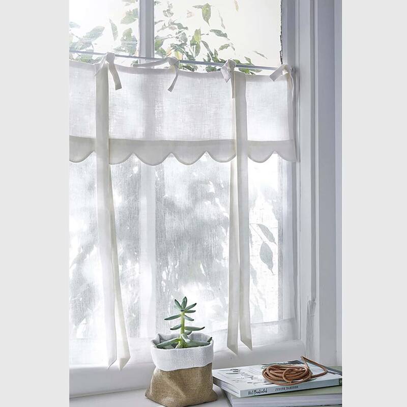 Set of 2 Adjustable Tension Rods Lightweight Curtains