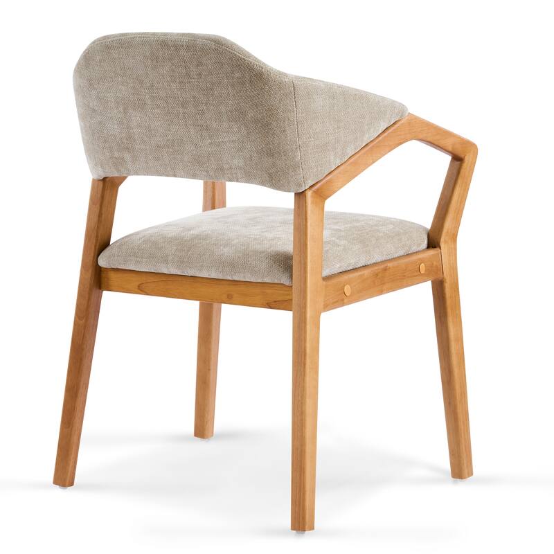 Christopher Knight Home - Avalon Modern Upholstered Dining Chair Set with Ergonomic Curved Backrest