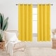 preview thumbnail 103 of 113, Deconovo Gold Line 52 Width Curtain Panel Pair (2 Panel)