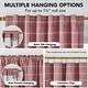 preview thumbnail 11 of 30, Deconovo Blackout Back Tab Bedroom Curtains 2 Panels