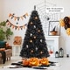 preview thumbnail 5 of 8, Gymax 6/7 FT Halloween Tree w/ 362/572 Branch Tips Frosted Pine