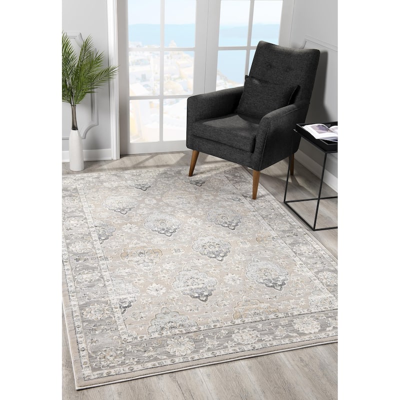 Rice Non Skid Area Rug By HomeRoots - 4' x 6'