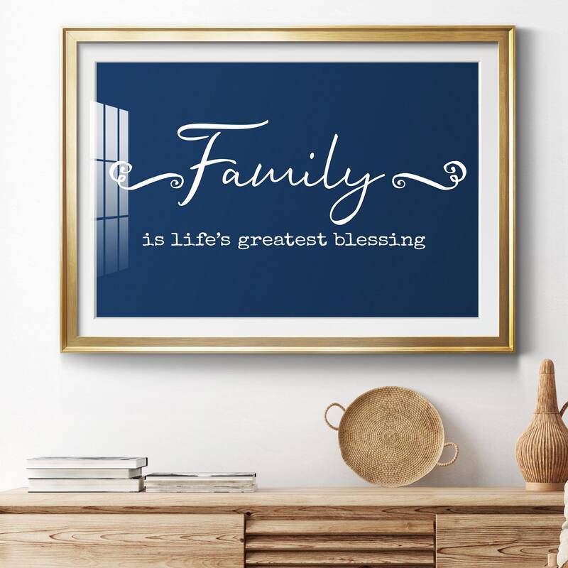 Family Greatest Blessing Premium Framed Print - Ready to Hang