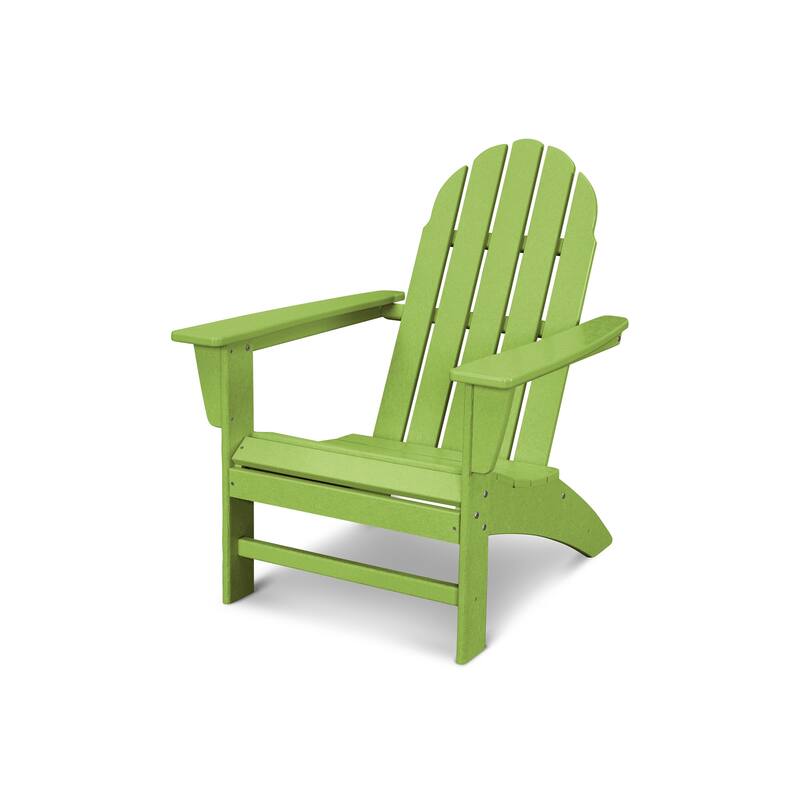 POLYWOOD Vineyard Outdoor Adirondack Chair - Lime