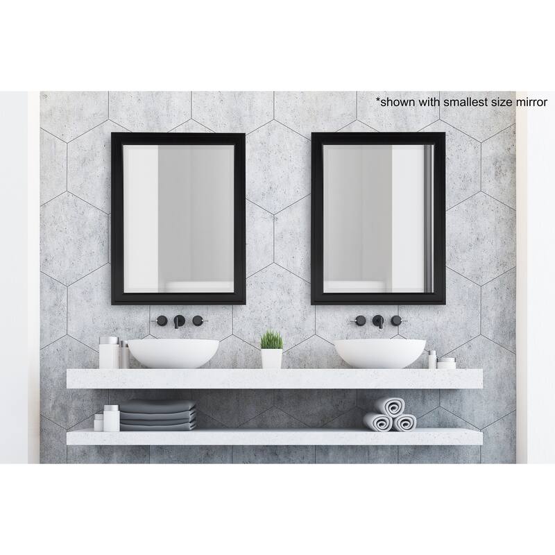 Bosc Framed Decorative Rectangle Wall Mirror