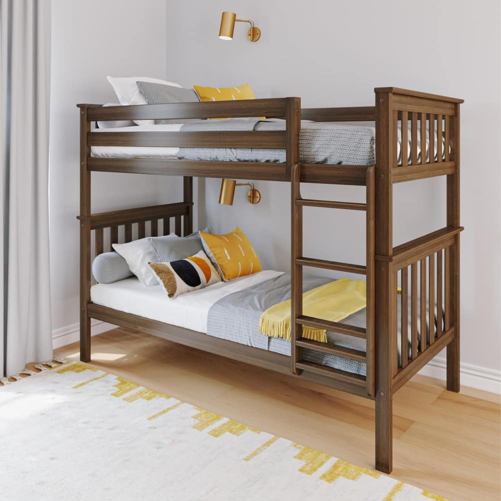 Max and Lily Twin over Twin Solid Wood Bunk Bed